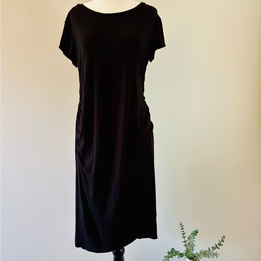 Paisley Sky Classic Black Maternity Dress